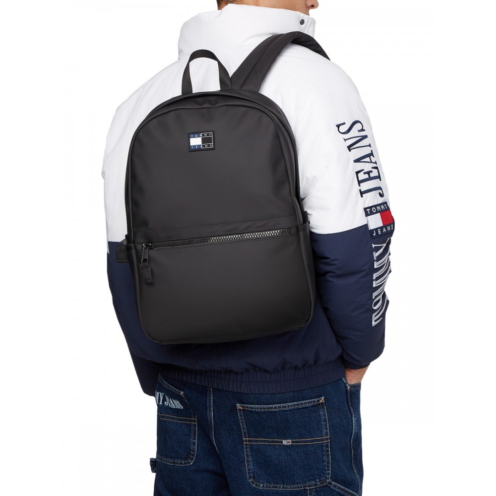 Ανδρικό Σακίδιο Πλάτης Tommy Hilfiger Tjm Collegiate Backpack AM0AM09707-BDS  Μαύρο