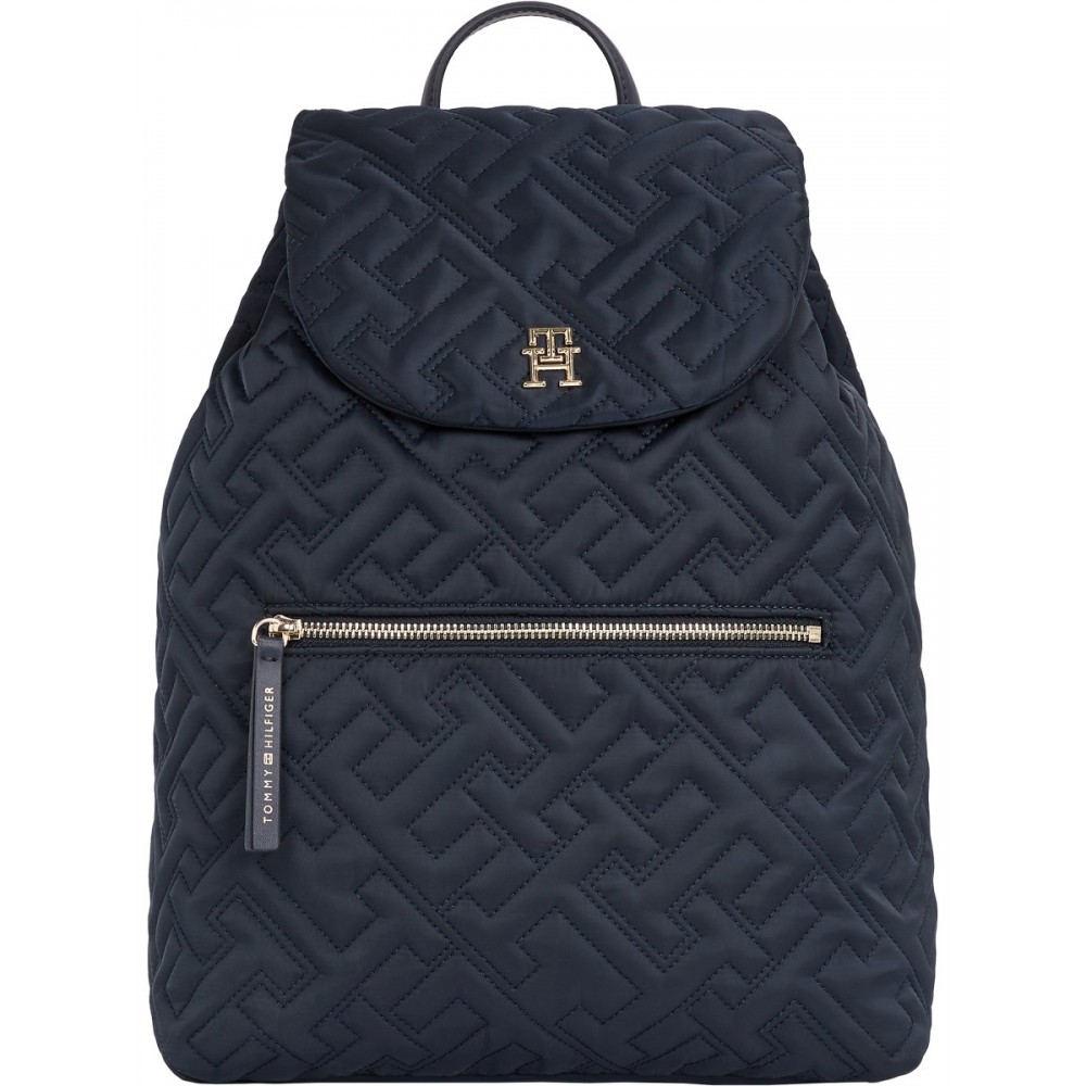 Women Backpack Tommy Hilfiger My Tommy IdolBackpack Mono AW0AW13139-DW5 Blue