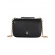 Women Bag Tommy Hilfiger Th Timeless Chain Crossover AW0AW13172-BDS Black