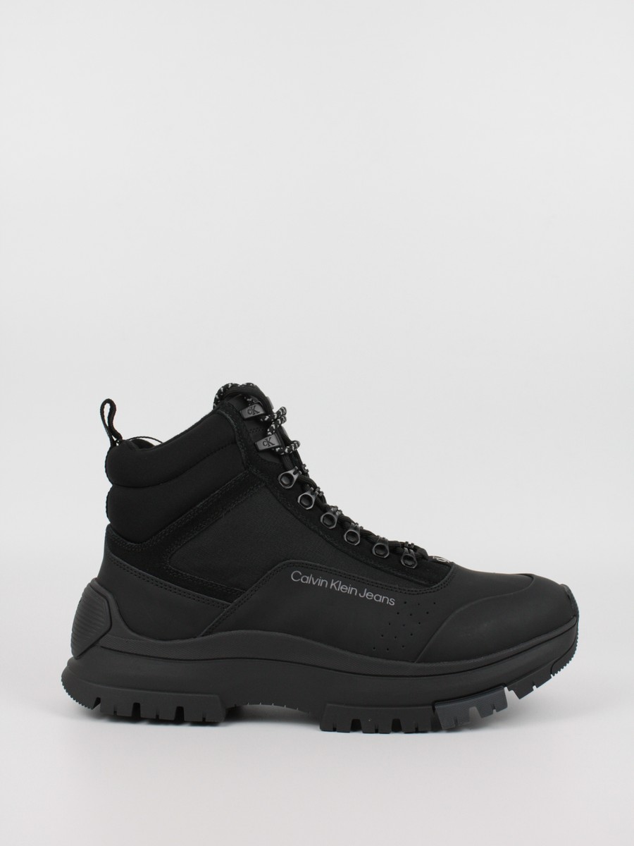 Ανδρικά Μποτάκια Calvin KLein Hiking Laceup Thermo Boot YM0YM00475-BDS Μαύρο