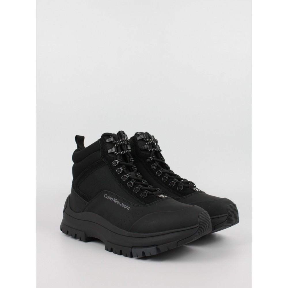 Ανδρικά Μποτάκια Calvin KLein Hiking Laceup Thermo Boot YM0YM00475-BDS Μαύρο