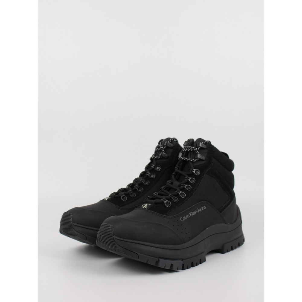 Ανδρικά Μποτάκια Calvin KLein Hiking Laceup Thermo Boot YM0YM00475-BDS Μαύρο