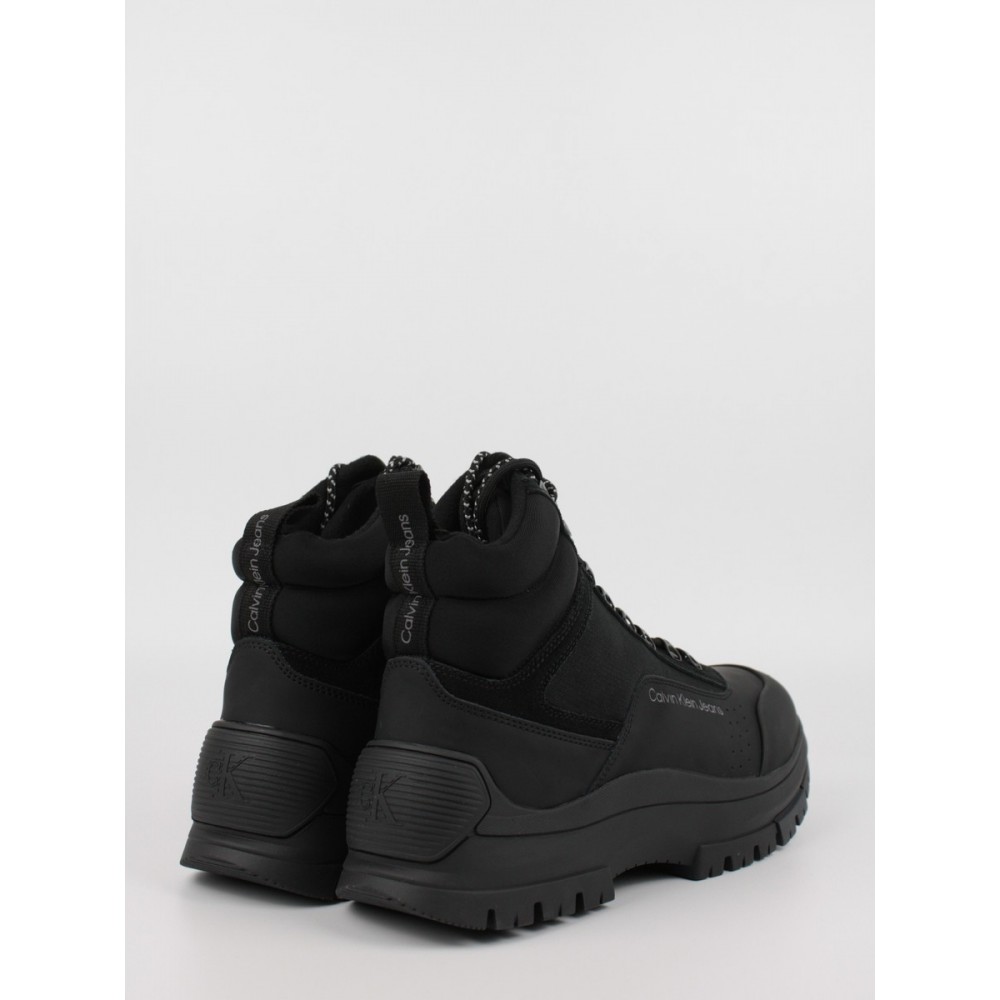 Ανδρικά Μποτάκια Calvin KLein Hiking Laceup Thermo Boot YM0YM00475-BDS Μαύρο