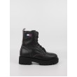 Γυναικείο Αρβυλάκι Tommy Hilfiger Urban Tommy Jeans Piping Boot EN0EN01997-0GO Μαύρο