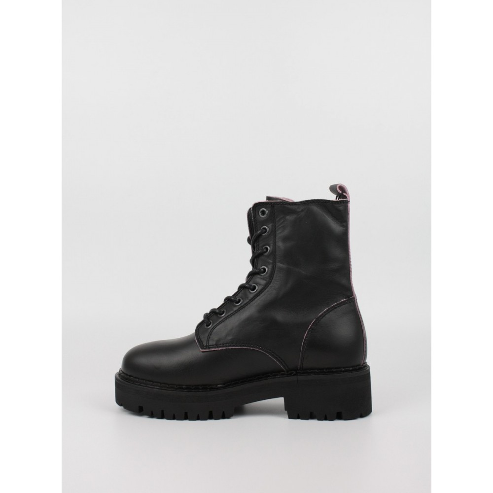 Γυναικείο Αρβυλάκι Tommy Hilfiger Urban Tommy Jeans Piping Boot EN0EN01997-0GO Μαύρο