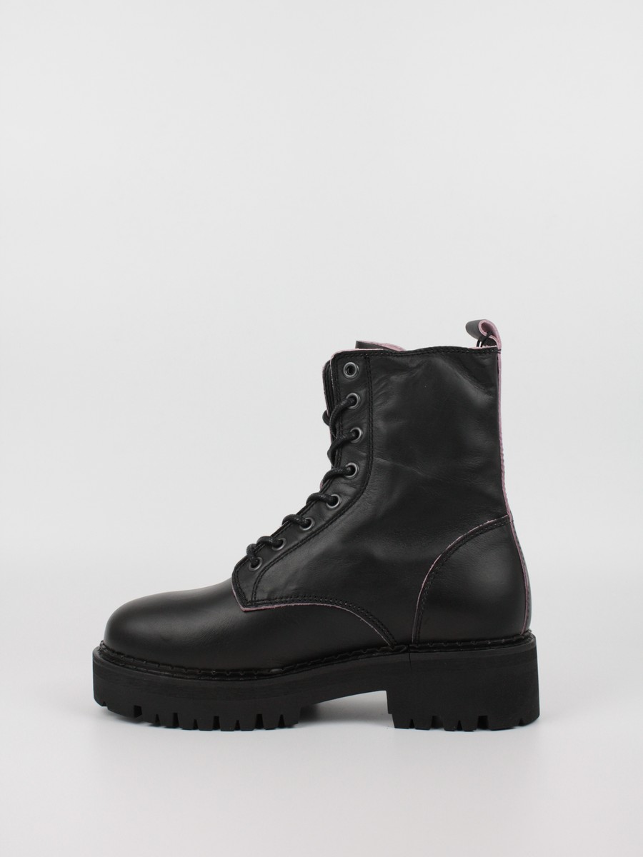 Γυναικείο Αρβυλάκι Tommy Hilfiger Urban Tommy Jeans Piping Boot EN0EN01997-0GO Μαύρο