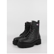 Γυναικείο Αρβυλάκι Tommy Hilfiger Urban Tommy Jeans Piping Boot EN0EN01997-0GO Μαύρο