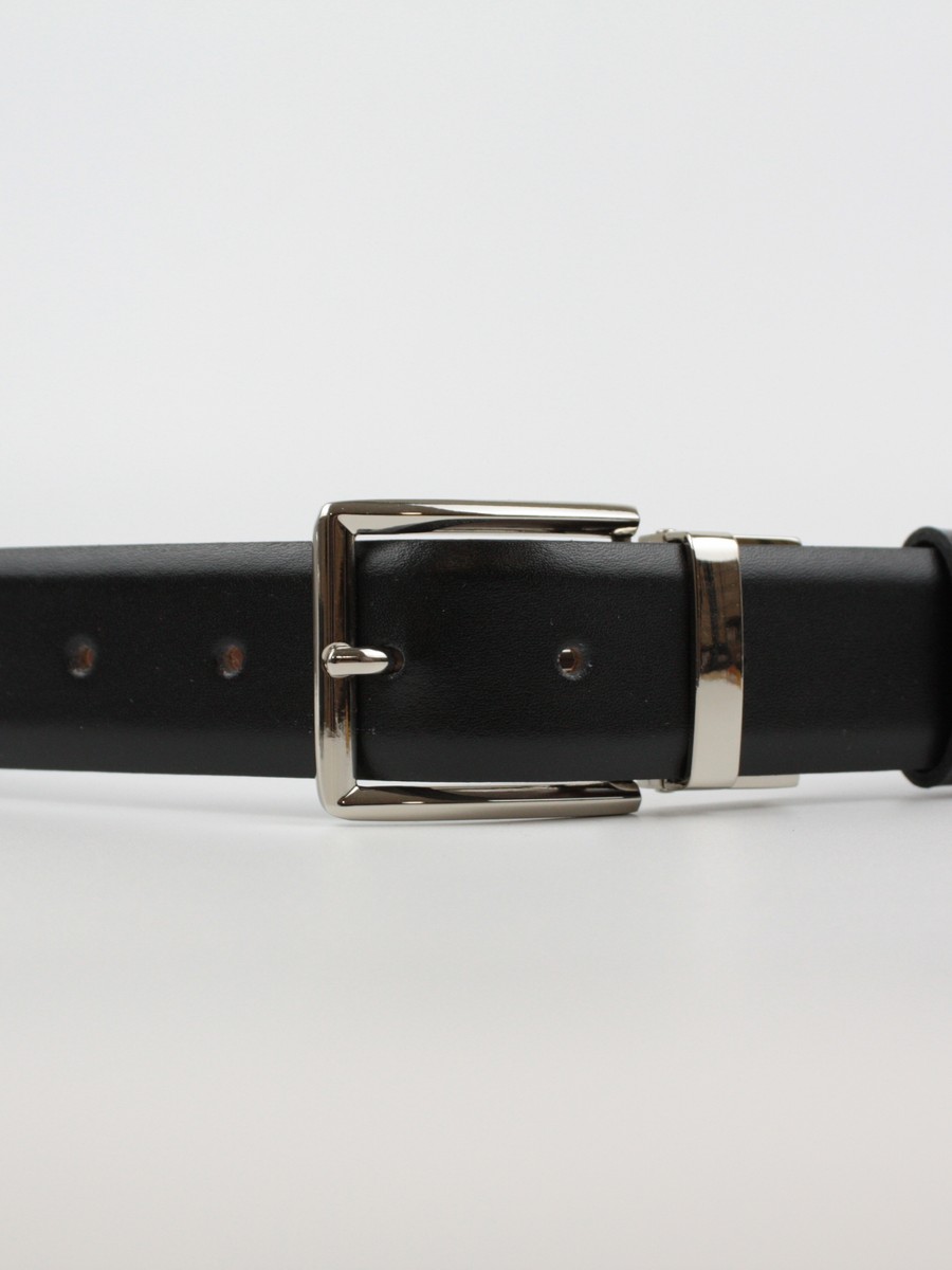 Men Belt Tzevelion BL 205 DΤ Black-Brown