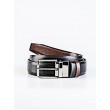 Men Belt Tzevelion BL 205 DK Black-Brown