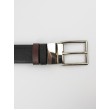 Men Belt Tzevelion BL 205 DK Black-Brown