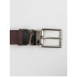 Men Belt Tzevelion BL 205 DK Black-Brown