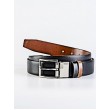 Men Belt Tzevelion BL 205 DΤ Black-Brown