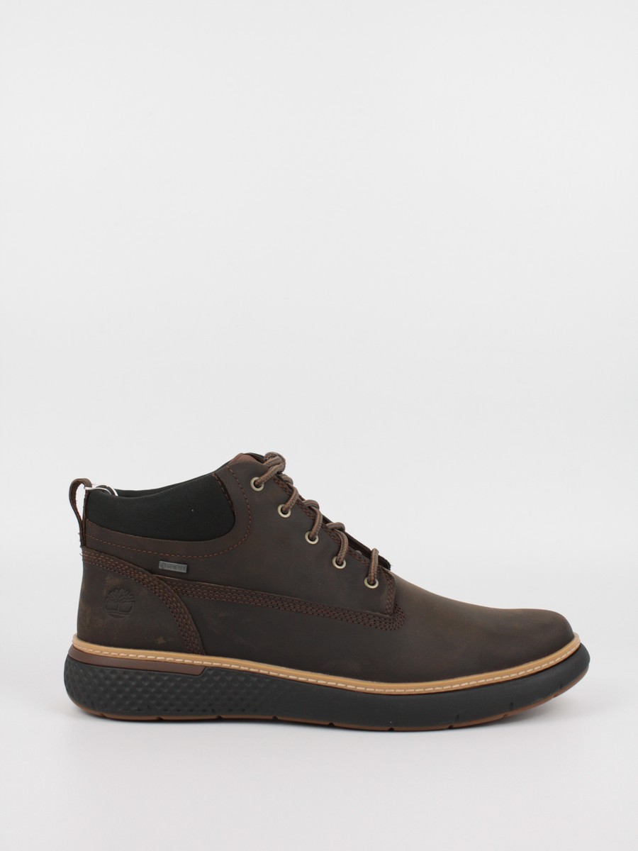 Ανδρικό Μποτάκι Timberland Cross Mark GoreTex Chukka Dkbrn TB0A1TQL9311 Καφέ