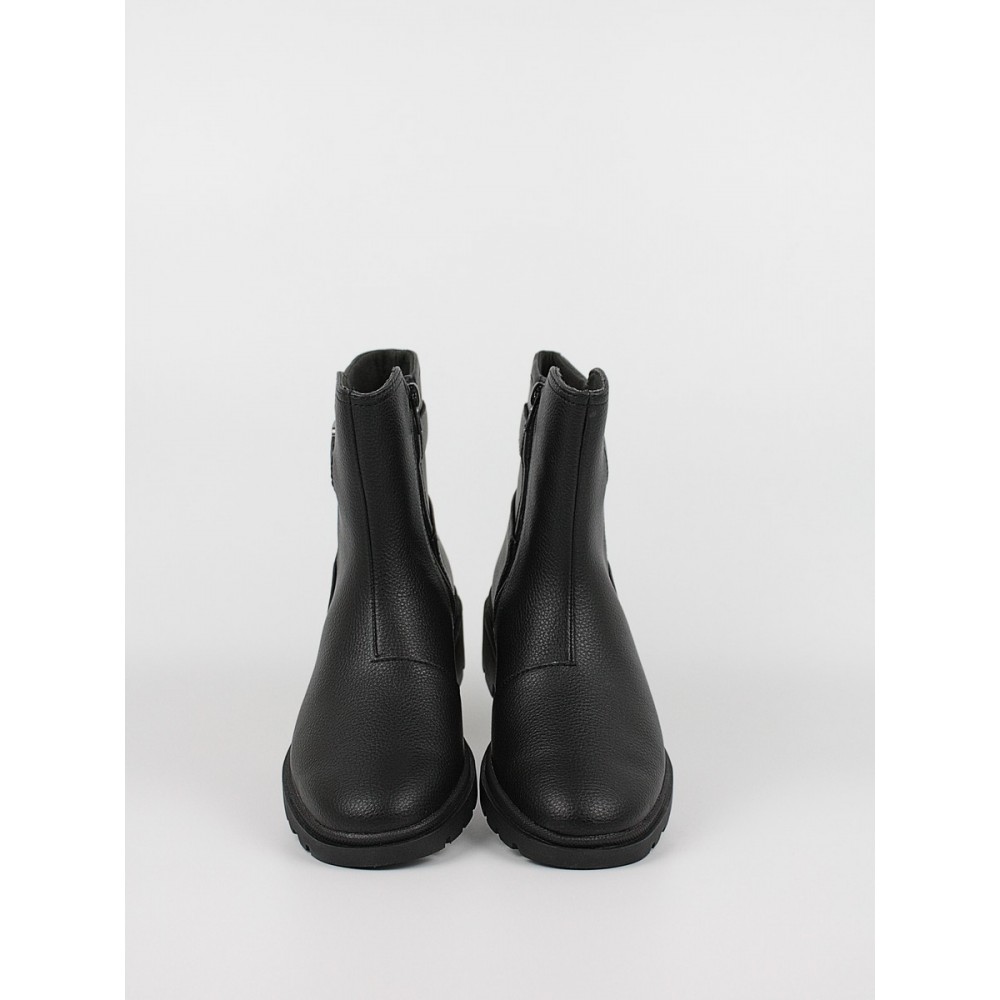 Women Bootie Clarks Calla Mid 26167407 Black