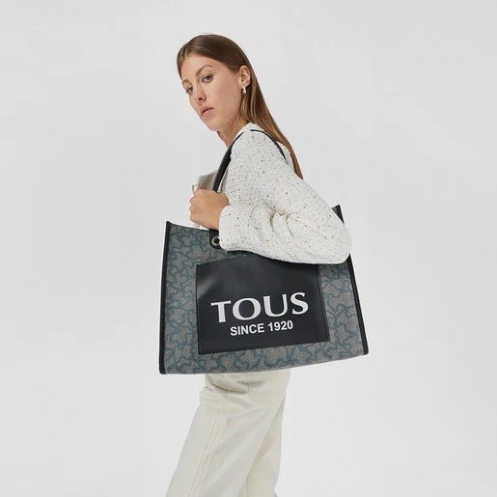 Women's Bag Tous Shopping XL Amaya Kaos Icon Multi Negro 295901515 Black