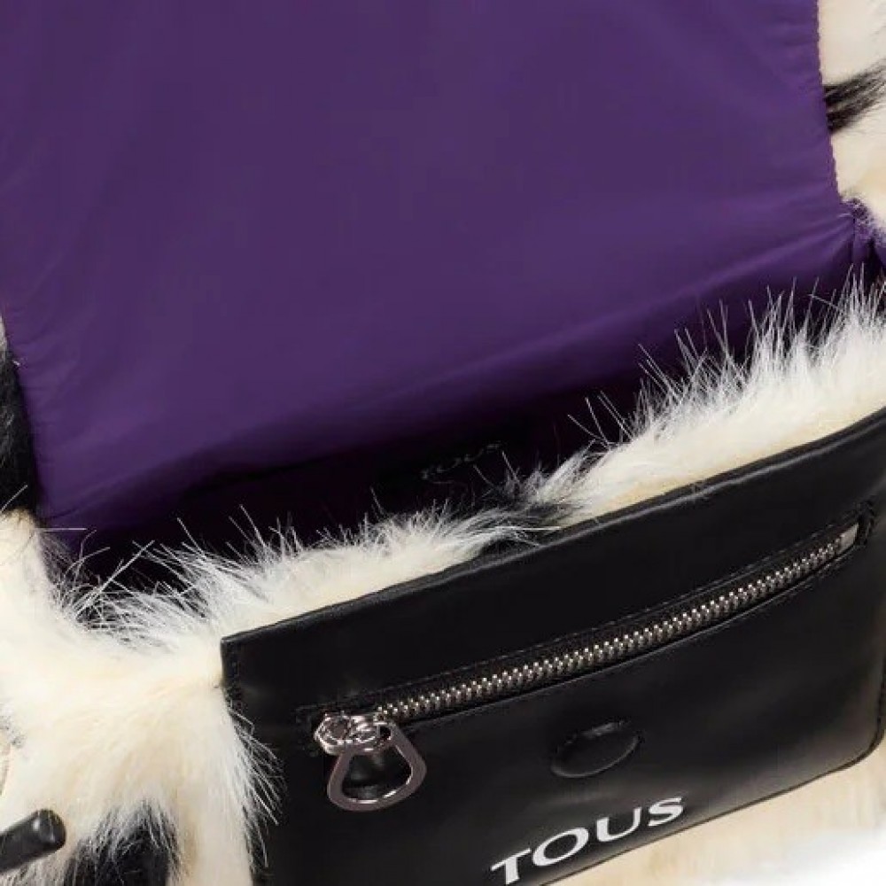 Women\'s Bag Tous Bandolera S. Tous Empire Fur 295902460 Biege