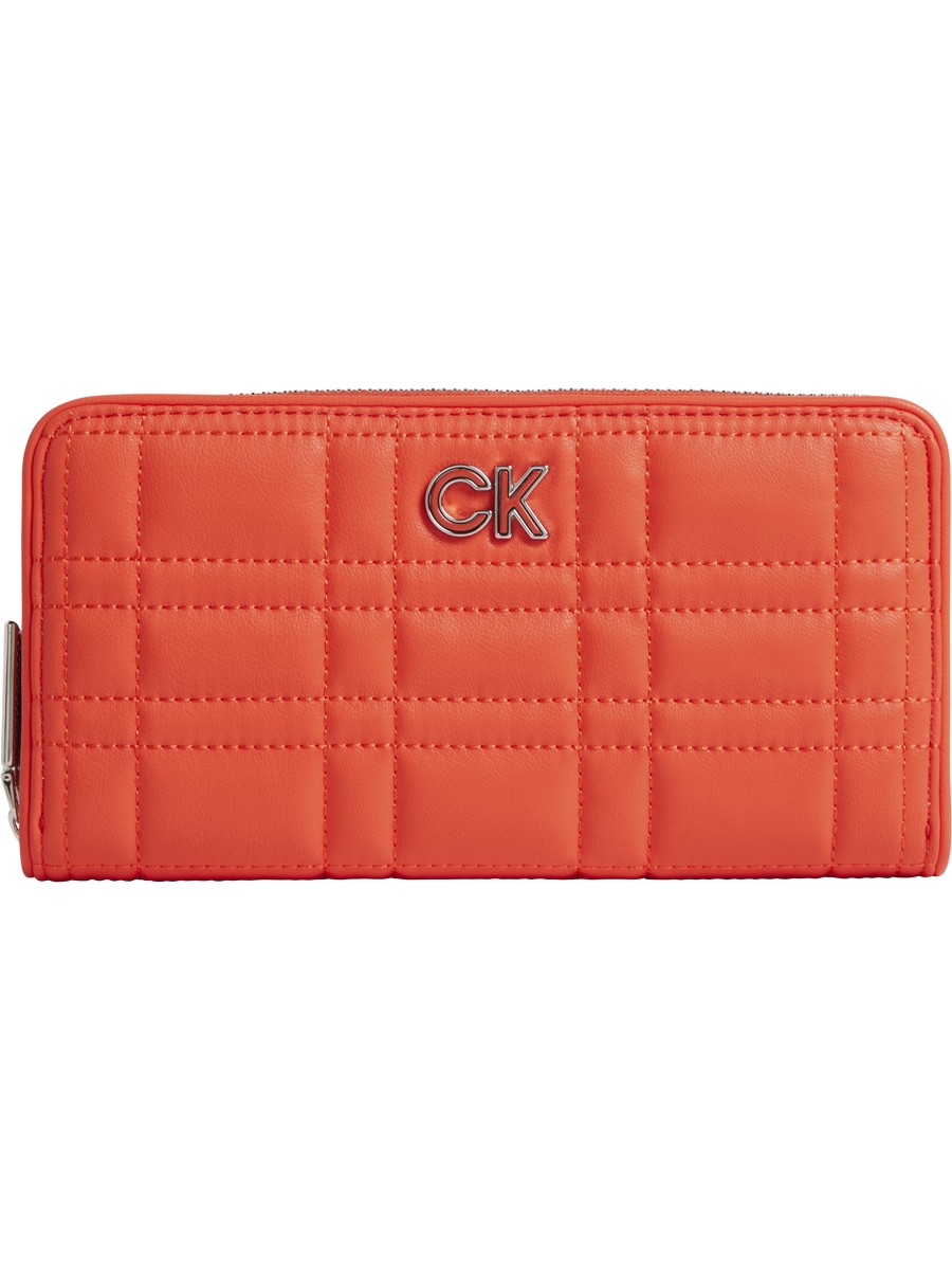 Γυναικείο Πορτοφόλι Calvin Klein Re-Lock Quilt Z/A Wallet LG K60K609912-SNX Κόκκινο