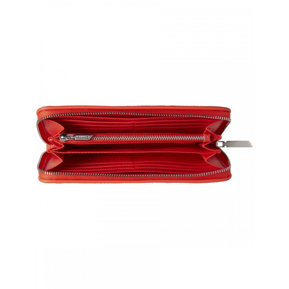 Women Wallet Calvin Klein Re-Lock Quilt Z/A Wallet LG K60K609912-SNX Red