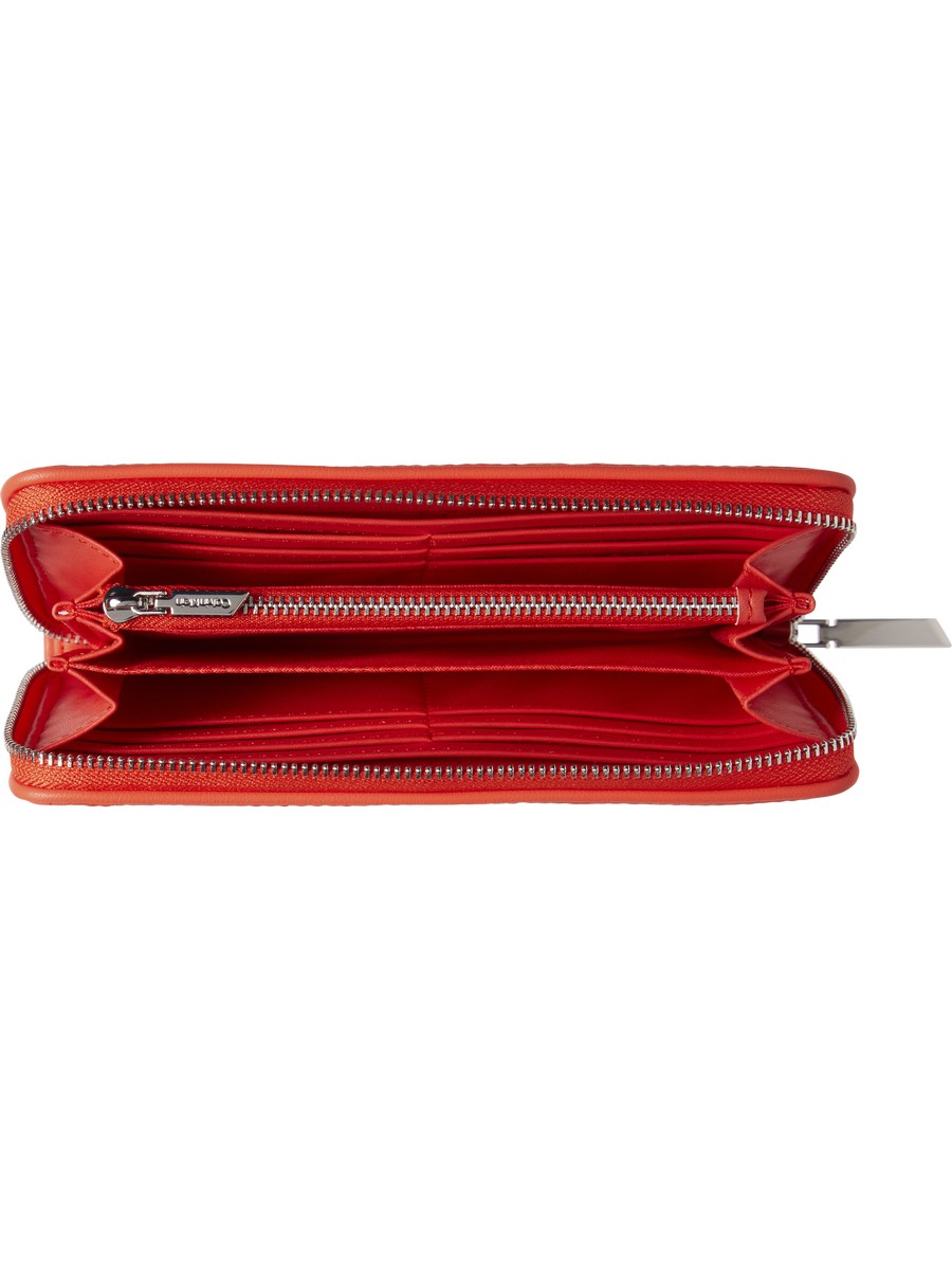 Women Wallet Calvin Klein Re-Lock Quilt Z/A Wallet LG K60K609912-SNX Red