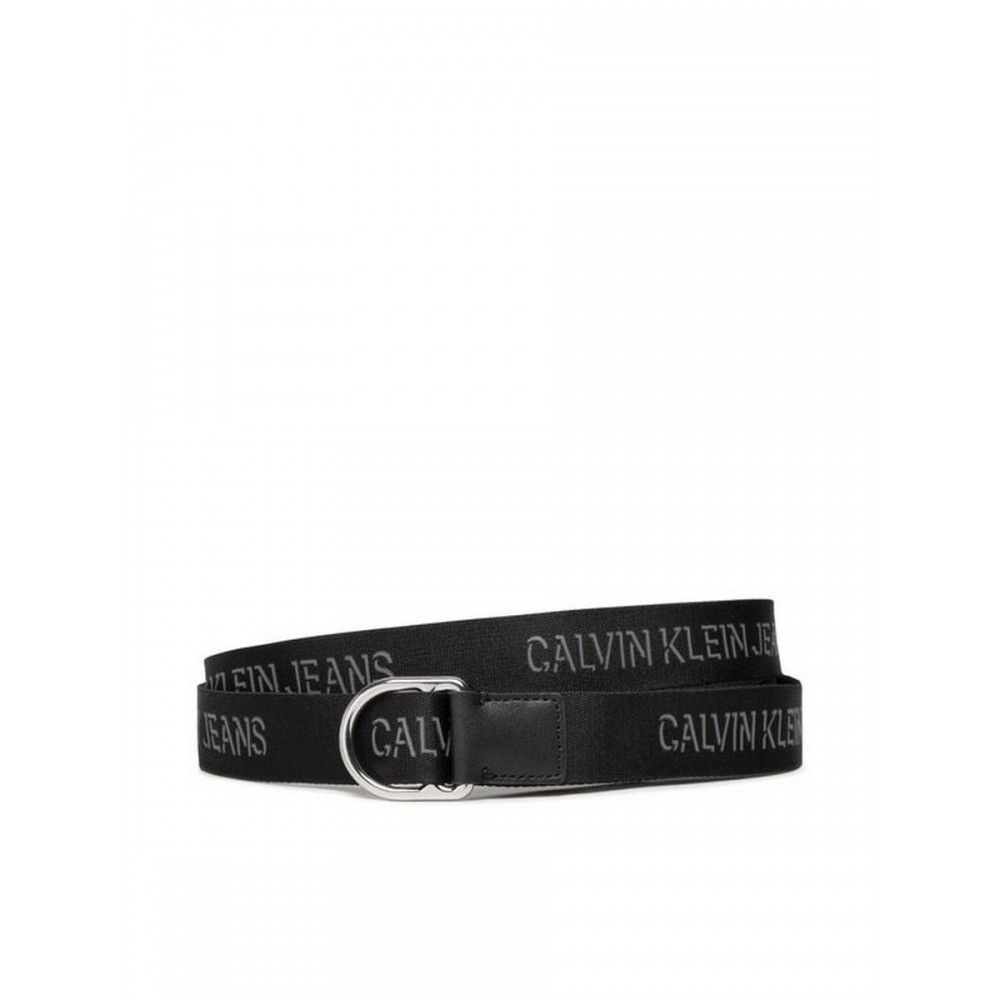 ΓΥΝΑΙΚΕΙΑ ΖΩΝΗ CALVIN KLEIN SLIDER D-RING BELT 30MM K60K608362-BDS ΜΑΥΡΟ ΥΦΑΣΜΑ