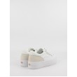 Γυναικεία Sneaker Calvin KLein Vulk Flatform Low Wrap Around Logo YW0YW00864-YBR Ασπρο