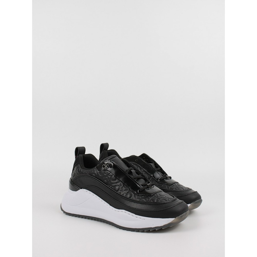 Γυναικεία Sneaker Calvin KLein Chunky Internal Wedge Mono Mix HW0HW01376-0GK Μαύρο Γυναικεία Sneaker Calvin KLein Chunky Internal Wedge Mono Mix HW0HW01376-0GK Μαύρο