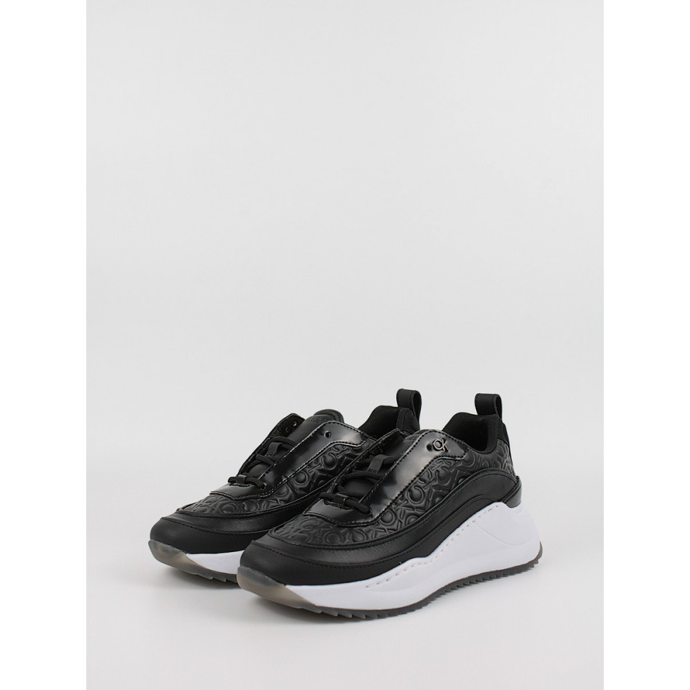 Γυναικεία Sneaker Calvin KLein Chunky Internal Wedge Mono Mix HW0HW01376-0GK Μαύρο Γυναικεία Sneaker Calvin KLein Chunky Internal Wedge Mono Mix HW0HW01376-0GK Μαύρο