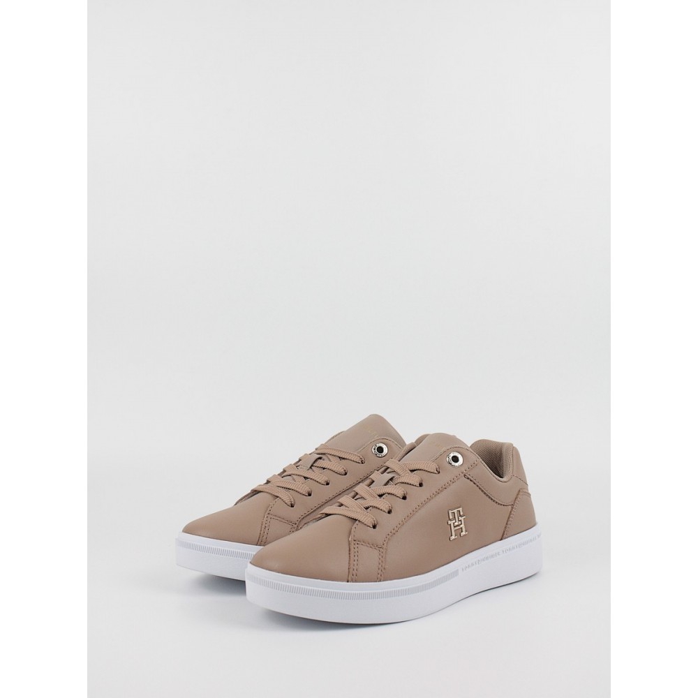 Women Sneaker Tommy Hilfiger Th Court Sneaker FW0FW06854-GUP Oat Milk Women Sneaker Tommy Hilfiger Th Court Sneaker FW0FW06854-GUP Oat Milk