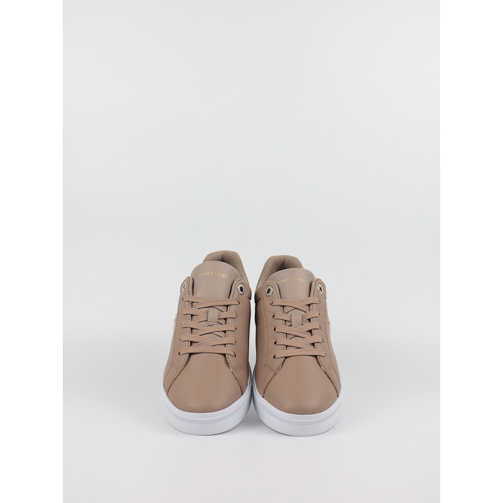 Women Sneaker Tommy Hilfiger Th Court Sneaker FW0FW06854-GUP Oat Milk Women Sneaker Tommy Hilfiger Th Court Sneaker FW0FW06854-GUP Oat Milk