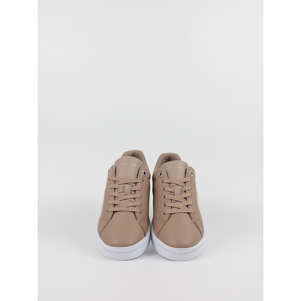 Women Sneaker Tommy Hilfiger Th Court Sneaker FW0FW06854-GUP Oat Milk