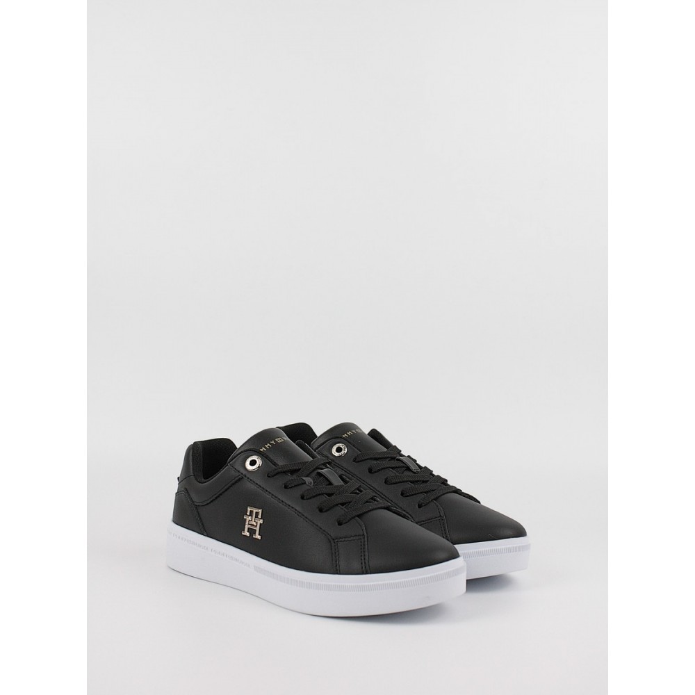 Γυναικεία Sneaker Tommy Hilfiger Th Court Sneaker FW0FW06854-BDS Μαύρο Γυναικεία Sneaker Tommy Hilfiger Th Court Sneaker FW0FW06854-BDS Μαύρο