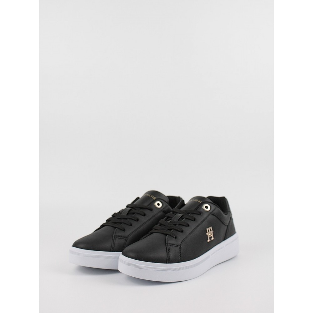 Γυναικεία Sneaker Tommy Hilfiger Th Court Sneaker FW0FW06854-BDS Μαύρο Γυναικεία Sneaker Tommy Hilfiger Th Court Sneaker FW0FW06854-BDS Μαύρο