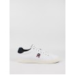 Ανδρικά Sneaker Tommy Hilfiger Core Vulc Varsity Monogram FM0FM04350-YBR Ασπρο