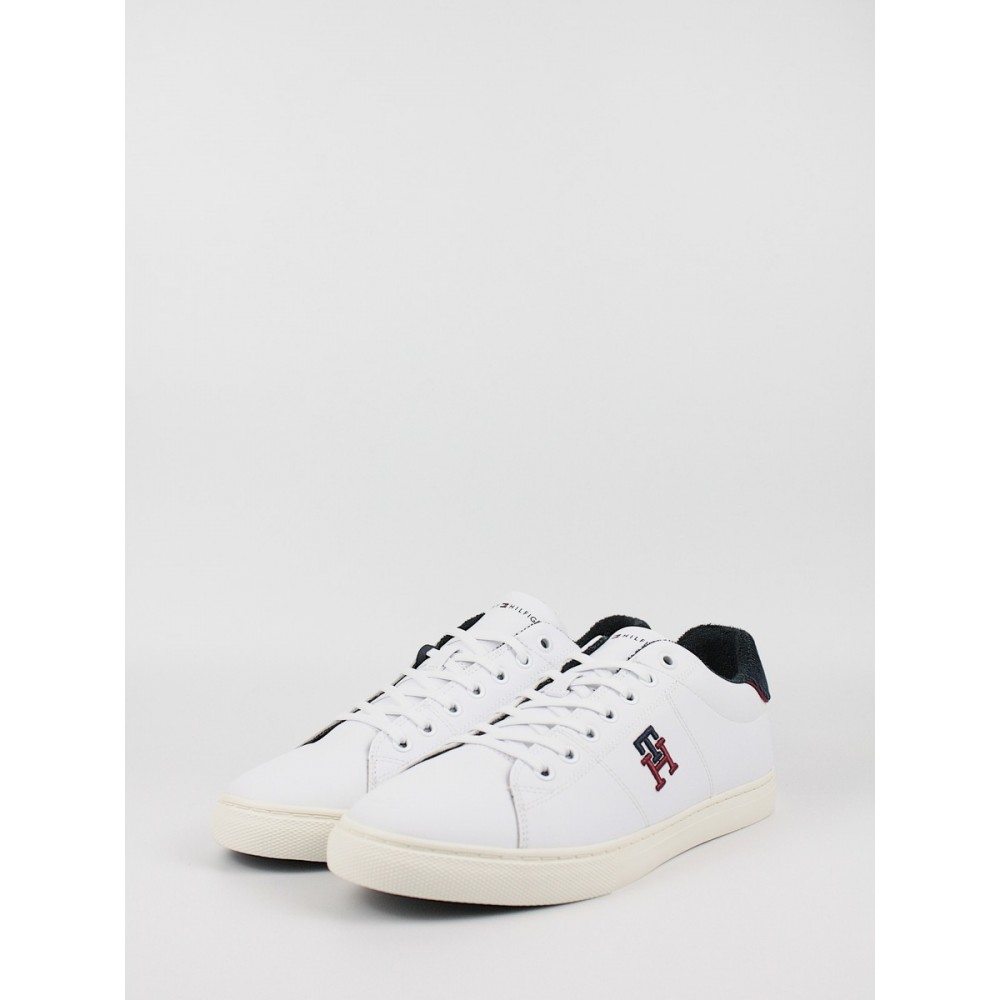 Ανδρικά Sneaker Tommy Hilfiger Core Vulc Varsity Monogram FM0FM04350-YBR Ασπρο