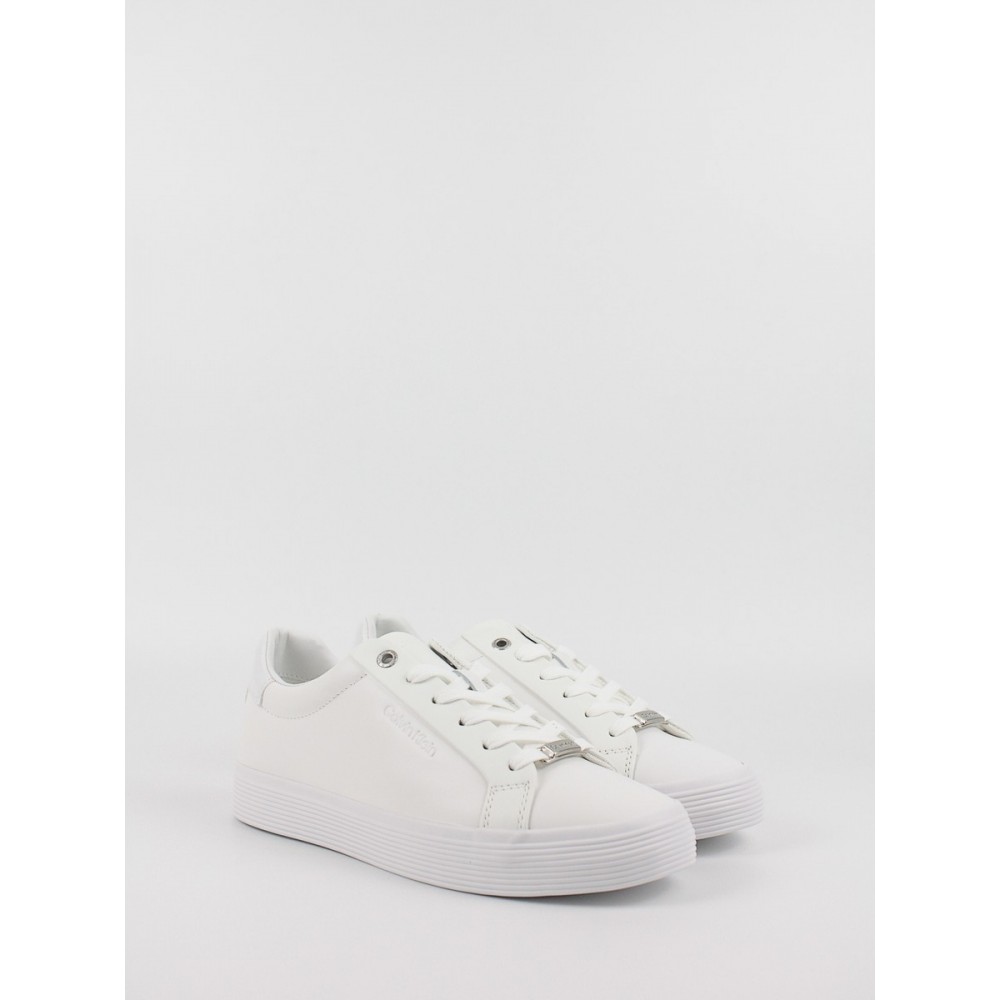 Γυναικεία Sneaker Calvin KLein Vulk Lace Up HW0HW01372-0K4 Ασπρο