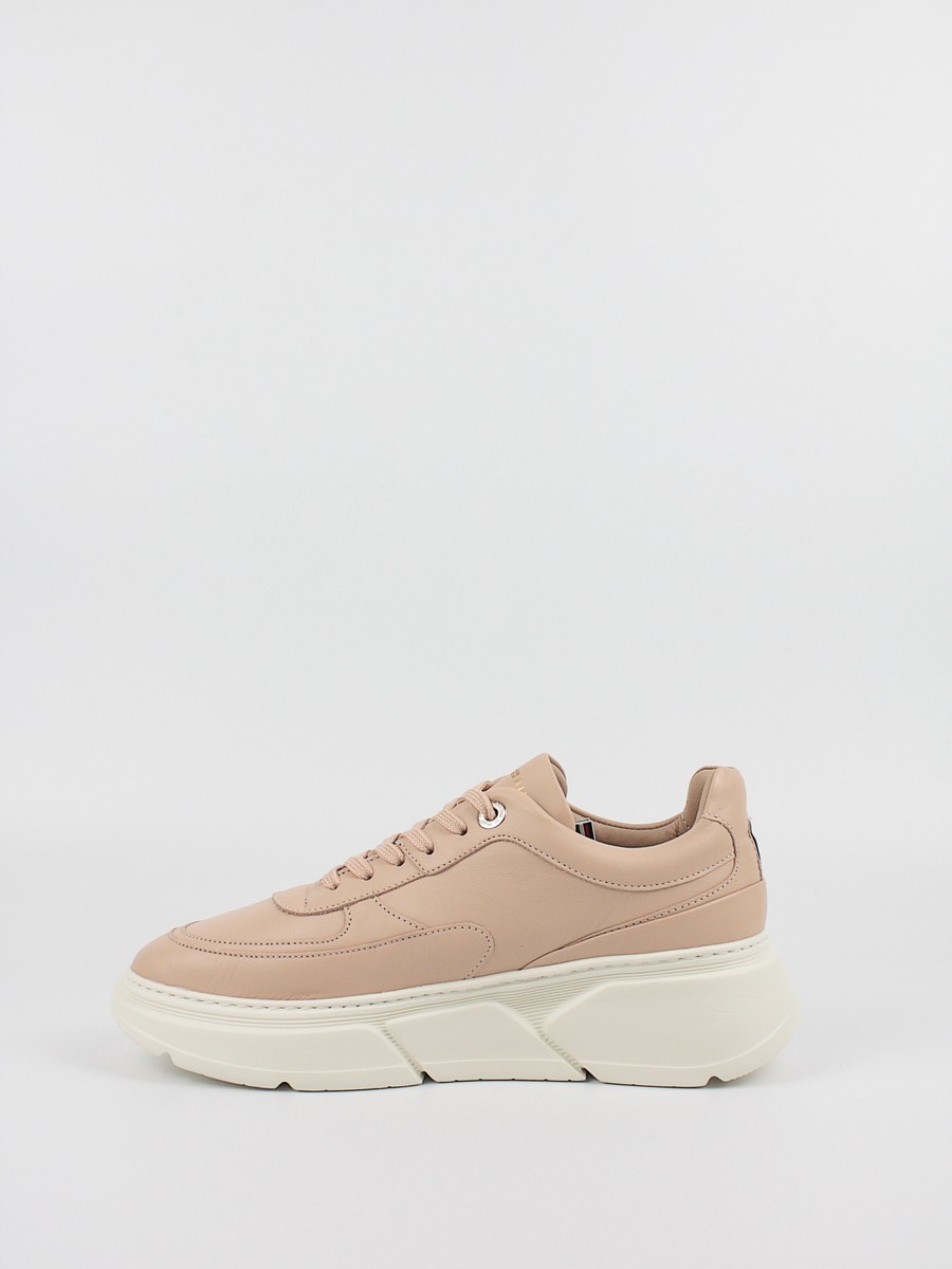 Women Sneaker Tommy Hilfiger Chunky Leather Sneaker FW0FW06855-TRY Nude