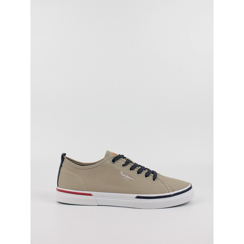 Ανδρικό Sneaker Pepe Jeans London Kenton Smart 22 PMS30811-855 Μπέζ