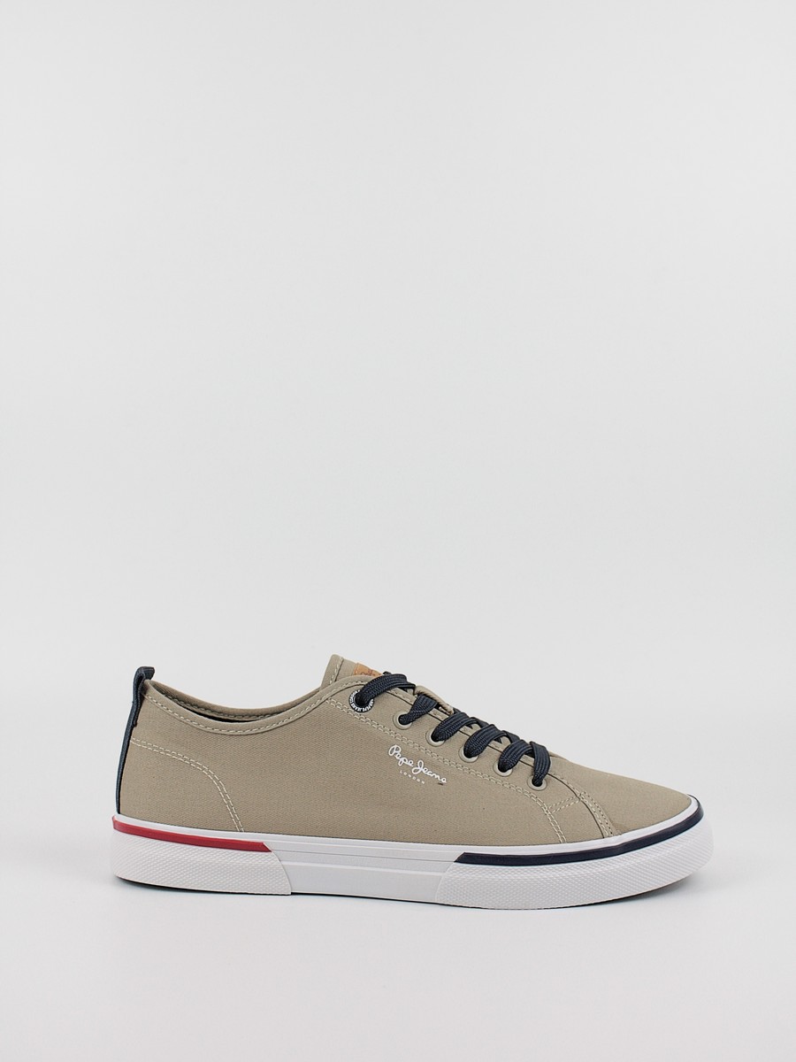 Ανδρικό Sneaker Pepe Jeans London Kenton Smart 22 PMS30811-855 Μπέζ