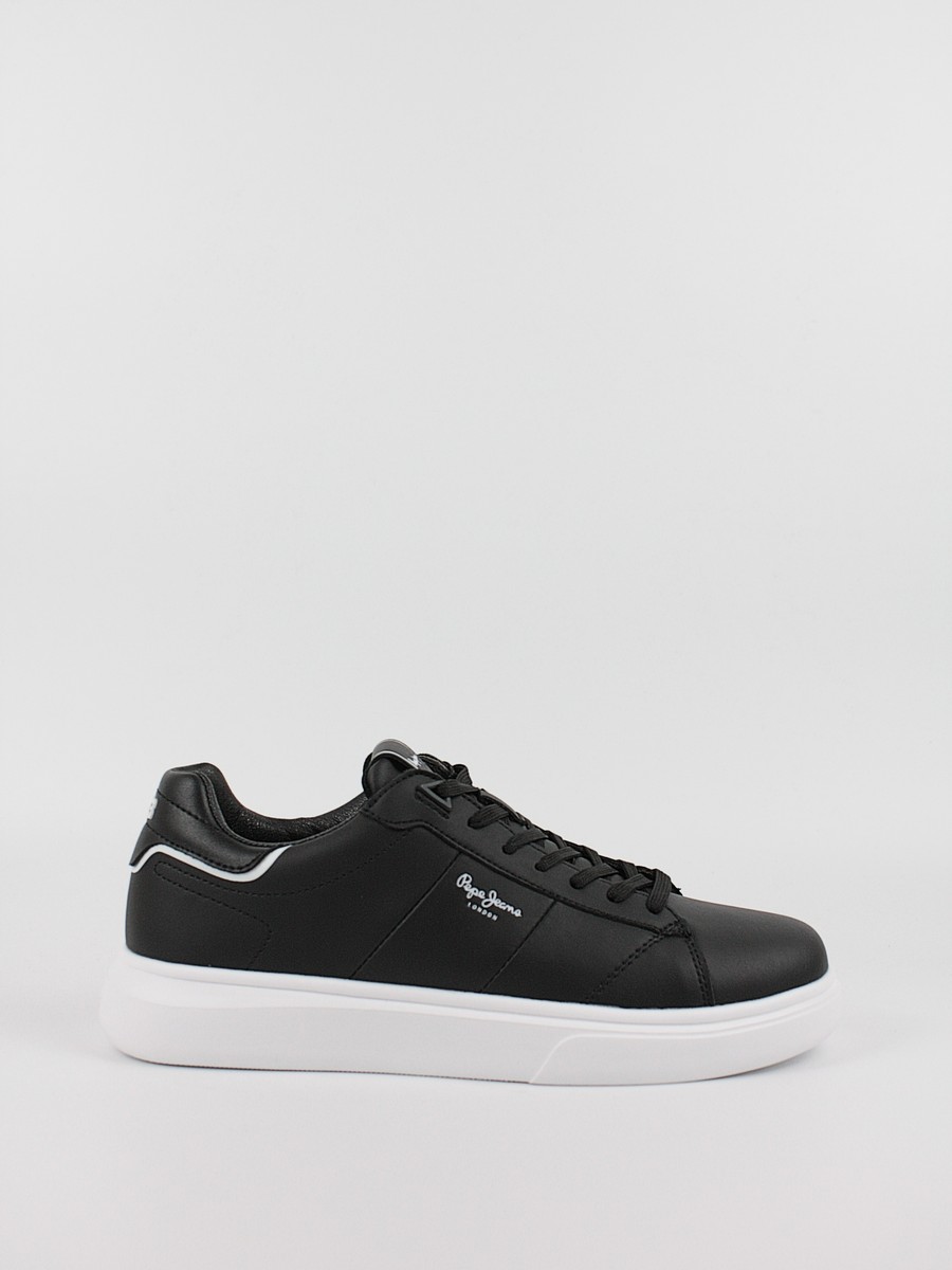 Men Sneaker Pepe Jeans London Eaton Part PMS30896-999 Black