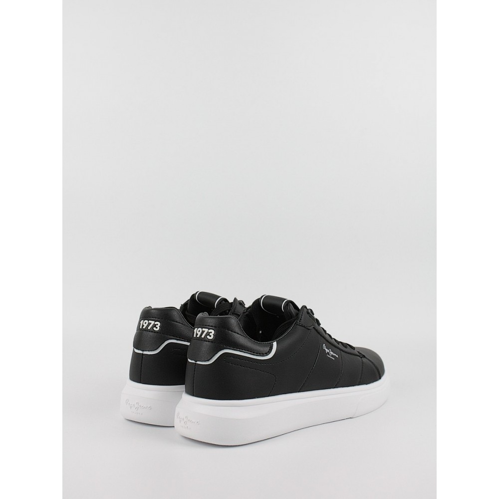 Ανδρικό Sneaker Pepe Jeans London Eaton Part PMS30896-999 Μαύρο Ανδρικό Sneaker Pepe Jeans London Eaton Part PMS30896-999 Μαύρο