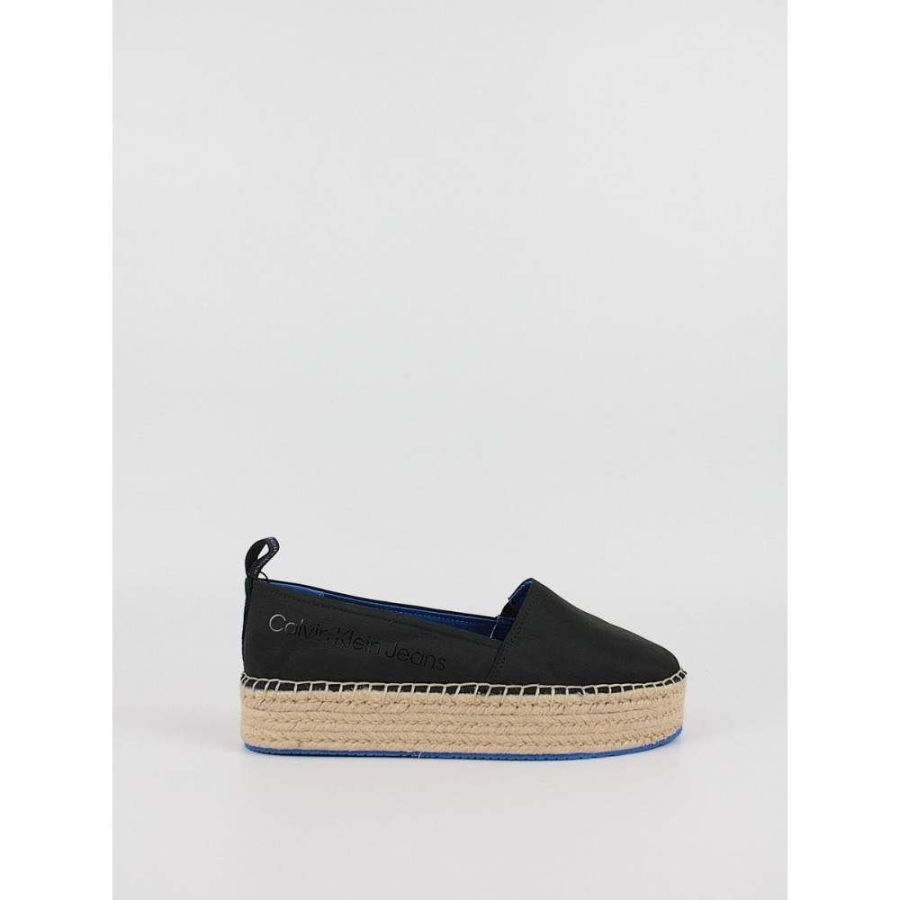 Γυναικεία Εσπανδρίγια Calvin KLein Flatform Espadrille Soft NY YW0YW00989-BDS Μαύρο