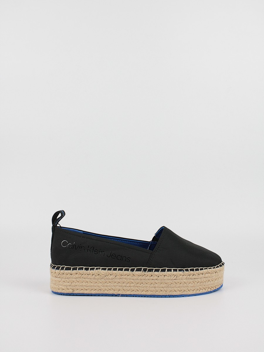 Γυναικεία Εσπανδρίγια Calvin KLein Flatform Espadrille Soft NY YW0YW00989-BDS Μαύρο