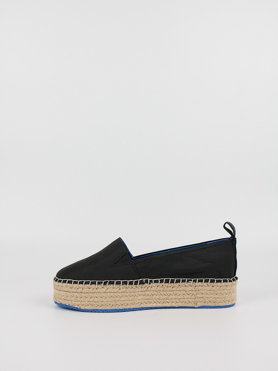 Γυναικεία Εσπανδρίγια Calvin KLein Flatform Espadrille Soft NY YW0YW00989-BDS Μαύρο