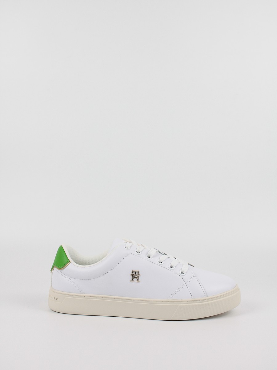 Γυναικεία Sneaker Tommy Hilfiger Elevated Essential Court Sneaker FW0FW06965-0K6 Ασπρο