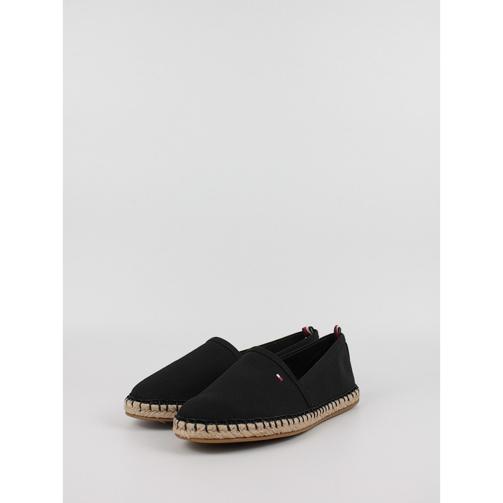 Γυναικεία Εσπανδρίγια Tommy Hilfiger Basic Tommy Flat Espandrille FW0FW06497-BDS Μαύρο