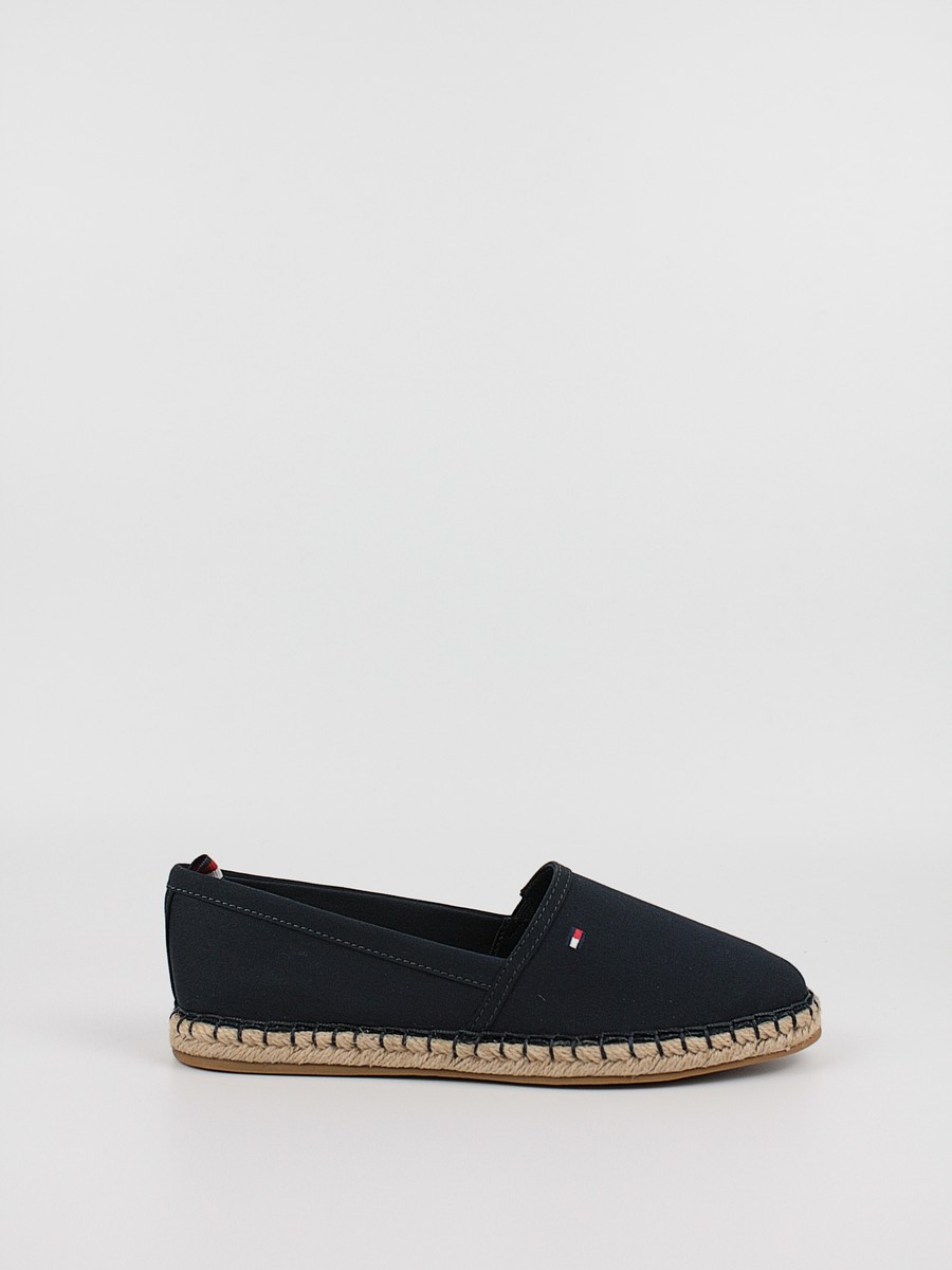 Γυναικεία Εσπανδρίγια Tommy Hilfiger Basic Tommy Flat Espandrille FW0FW06497-DW5 Μπλε