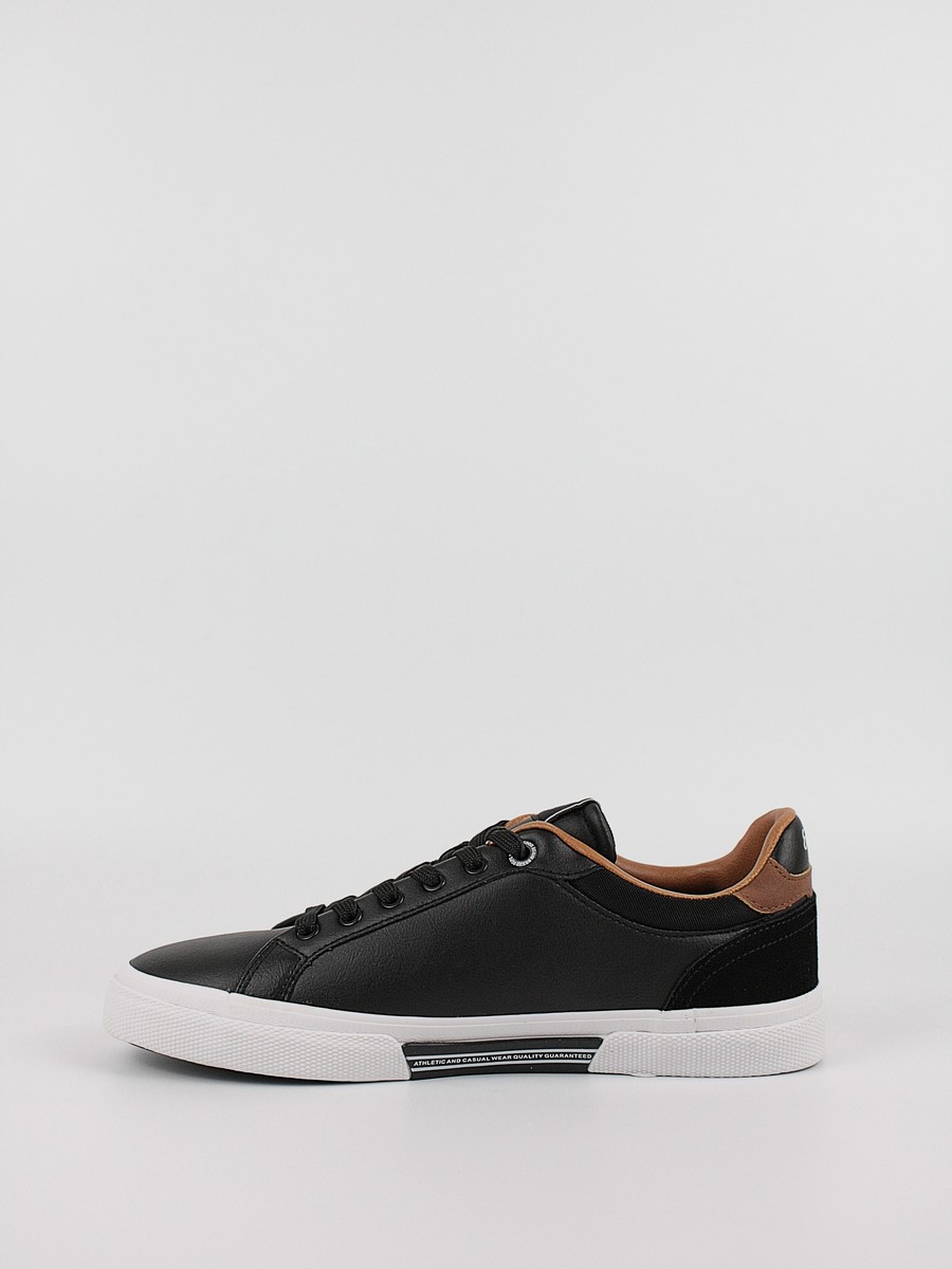 Ανδρικό Sneaker Pepe Jeans London Kenton Court PMS30839-999 Μαύρο