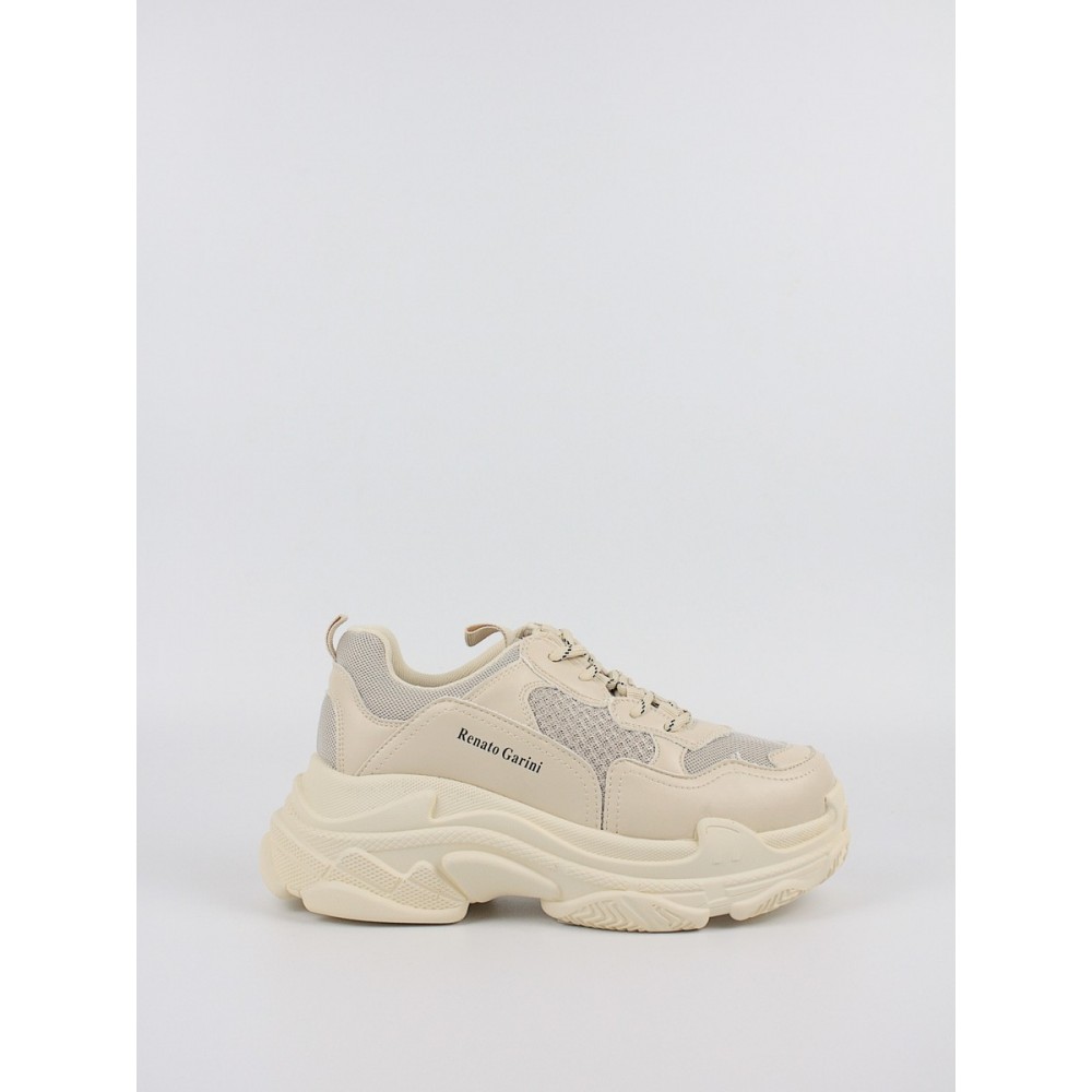Γυναικείο Sneaker Renato Garini Q103R0292581 Μπεζ Γυναικείο Sneaker Renato Garini Q103R0292581 Μπεζ
