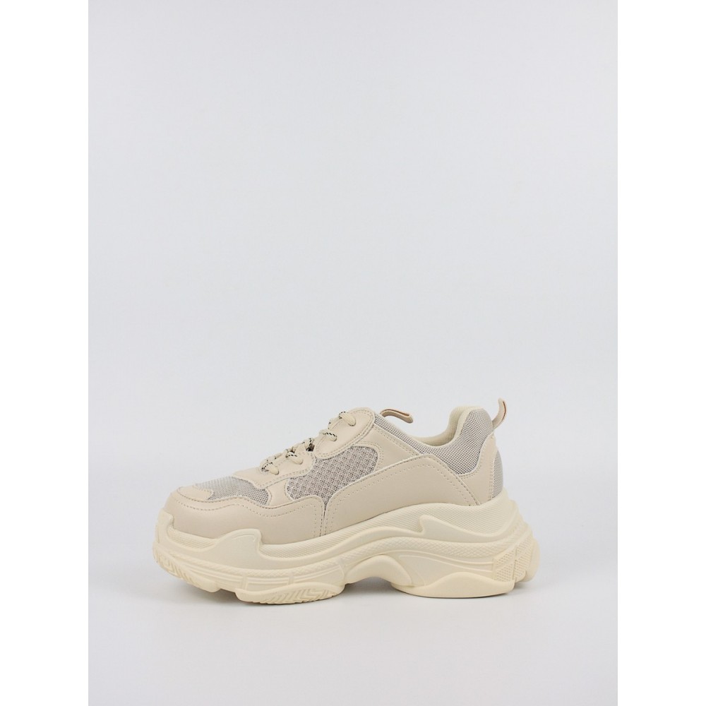 Γυναικείο Sneaker Renato Garini Q103R0292581 Μπεζ Γυναικείο Sneaker Renato Garini Q103R0292581 Μπεζ