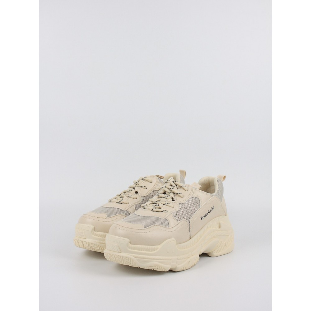 Γυναικείο Sneaker Renato Garini Q103R0292581 Μπεζ Γυναικείο Sneaker Renato Garini Q103R0292581 Μπεζ